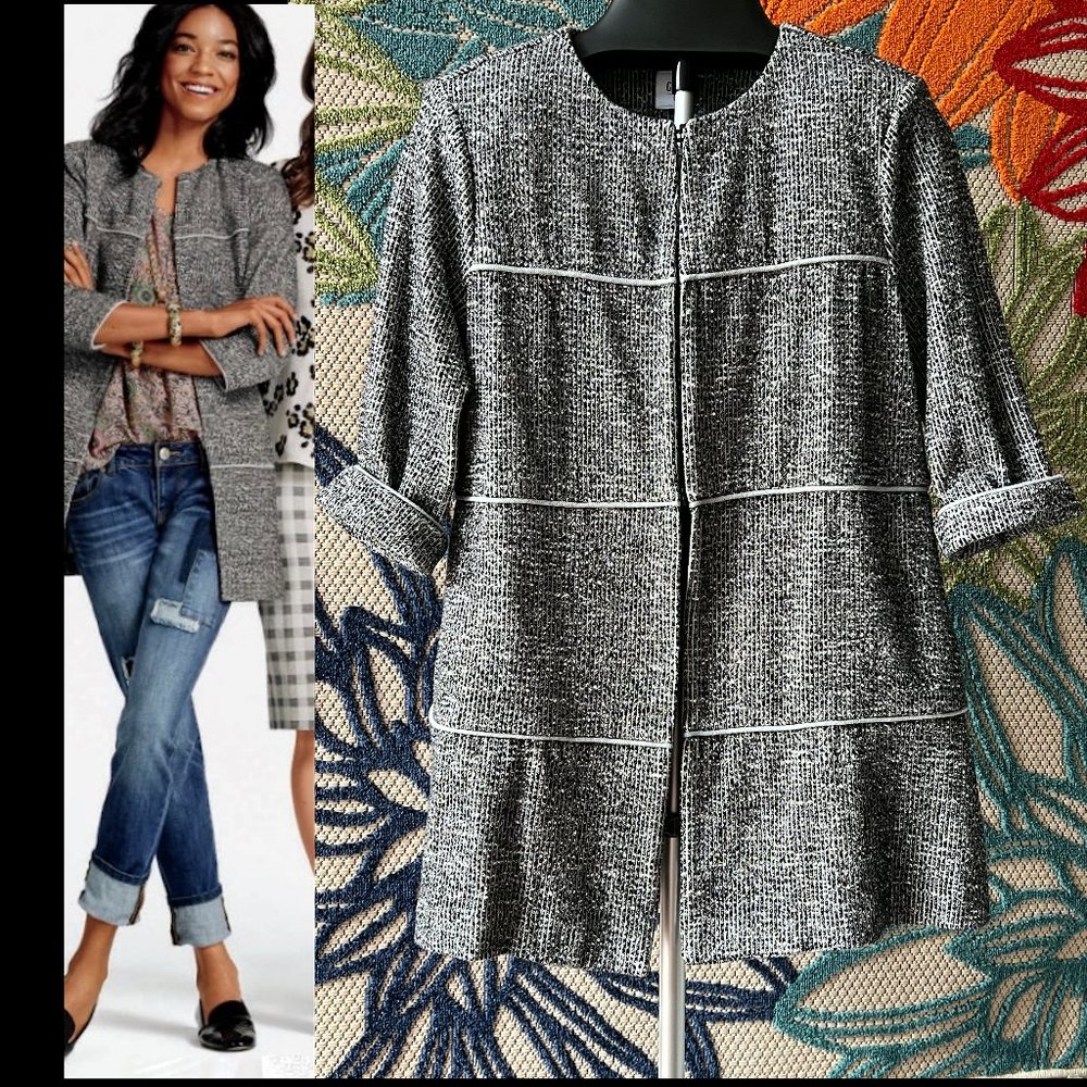 CAbi - The Times Jacket #5299 - A Jacket for All Seasons - Lovely - S